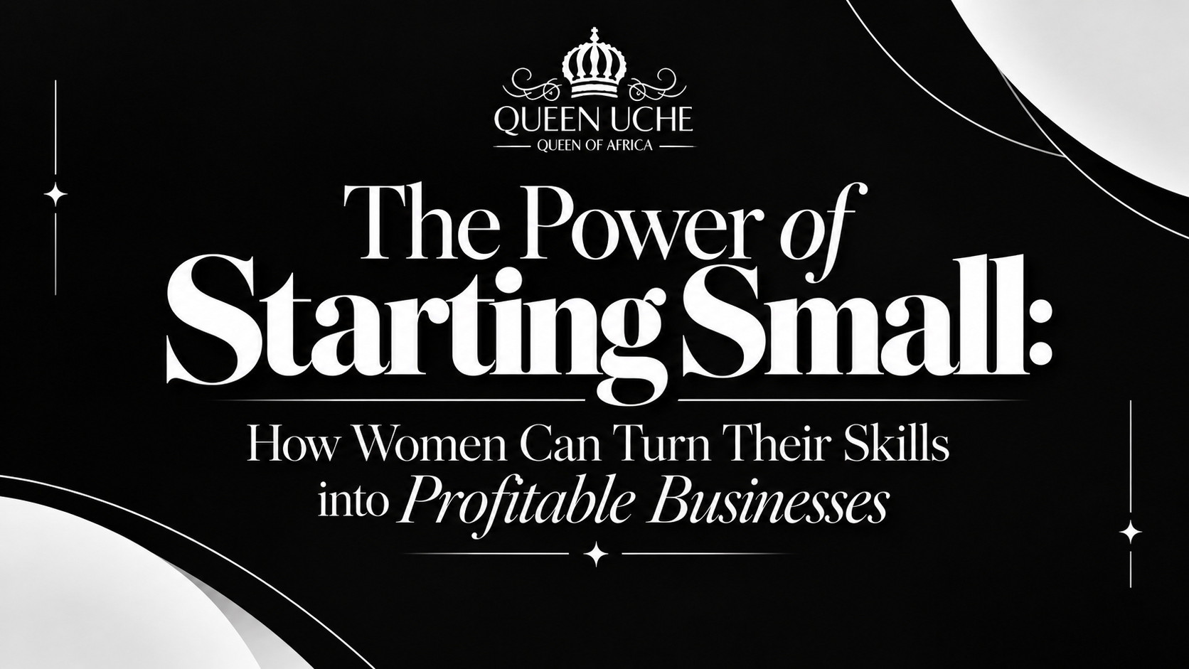 The Power of Starting Small